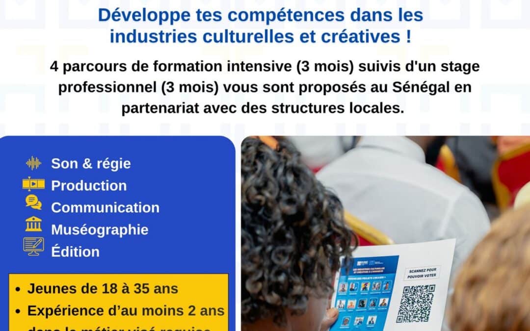 Appel à candidature pour la sélection de jeunes professionnels (18 à 35 ans)